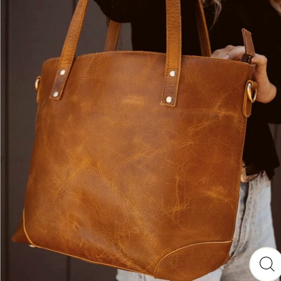 Montana Hudson Eva Leather Zip Tote